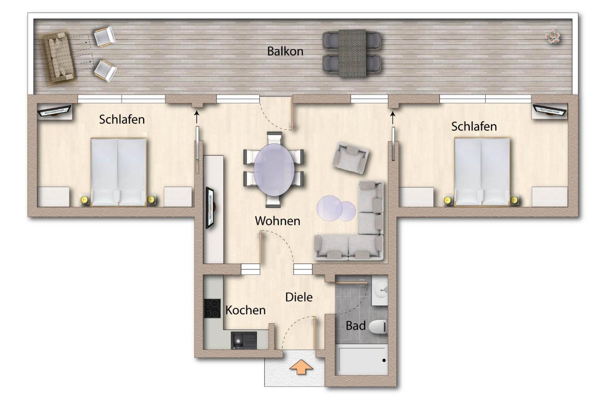 Ferienwohnung Fördeferien Bockholmwik Munkbrarup Exterior foto